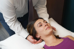 Physical therapy treatment for neck pain headaches and concussion symptoms